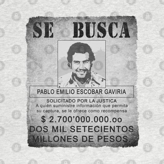 Narcos - Wanted: Pablo Escobar by Wykd_Life